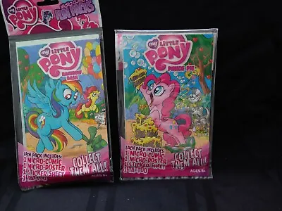 Buy New Sealed My Little Pony Micro Comic Fun Packs Lot X 2 - IDW MLP • 6.39£
