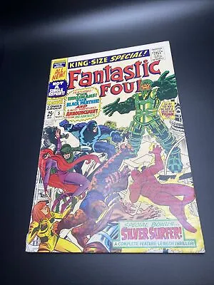 Buy Fantastic Four Annual #5 VG/FN 5.0 1967 - 1st Solo Silver Surfer, 1st App Psycho • 59.16£