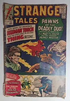 Buy Strange Tales #126 Nov 1964 Intro Clea Dormammu Doctor Strange Steve Dikto G 2.0 • 98.43£