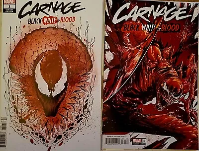 Buy Carnage Black White And Blood (#1)  1:25 Momoko + 1:50 Ceckchetto Variants Nm  • 31.80£