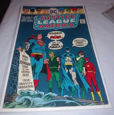 Buy JUSTICE LEAGUE Of AMERICA Comic Book #122 VG 4.0  Batman Flash Aquaman Atom  • 11.12£