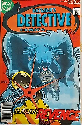 Buy DC Detective Comic Batman Issue 474 December 1977 US Import Deadshot's Revenge • 39£