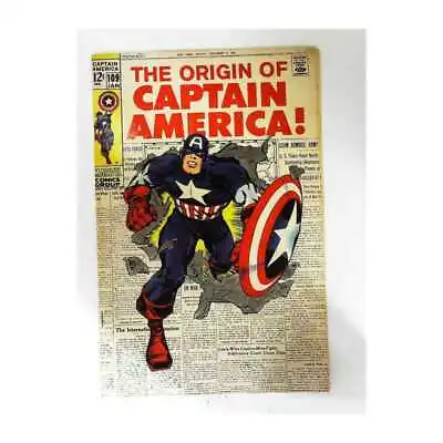 Buy Captain America (1968 Series) #109 In Fine Minus Condition. Marvel Comics [a` • 64.03£