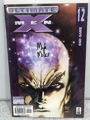 Buy Ultimate X-men #12 Signed By Mark Millar 251/499 With COA • 15£