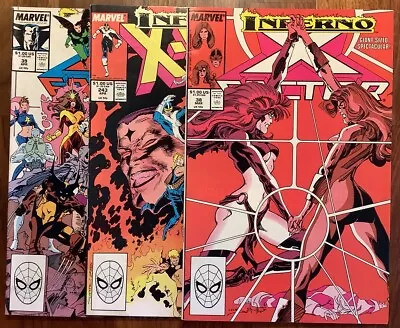 Buy UNCANNY X-MEN # 243 And X-Factor 38, 39 - FN/VF - INFERNO Finale, Mr Sinister • 10.99£