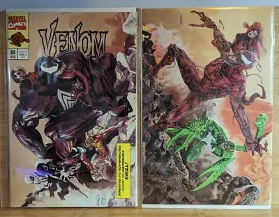 Buy Venom #34 Mike Mayhew Virgin & Trade Variant Set 2 Comics Marvel Spider-man New • 21£