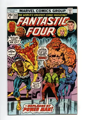 Buy Fantastic Four #168 Vf+ 8.5 (03/76) Power Man Joins, Thing Leaves The Team • 9.50£