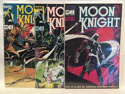 Buy Moon Knight Special Edition #1-3 Set VF/NM 1st Print Marvel Comics [TC] • 15£