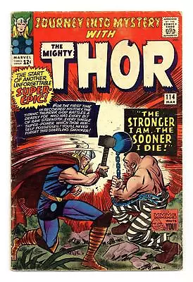 Buy Thor Journey Into Mystery #114 GD 2.0 1965 1st App. Absorbing Man • 30.87£