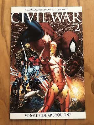 Buy Marvel Civil War Issue #2 Michael Turner Variant 2006 • 10£
