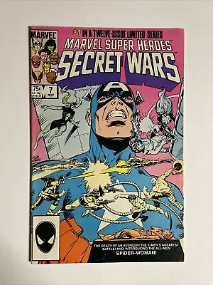 Buy Marvel Super Heroes: Secret Wars #7 (1984) 7.5 VF 1st Spider-Woman Julia Carpent • 23.66£