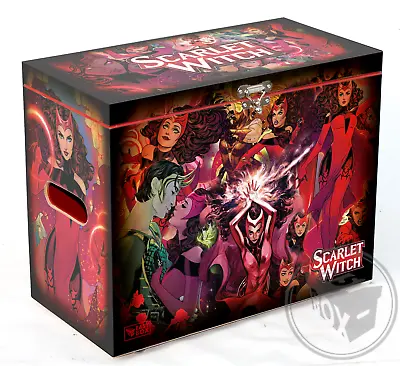 Buy Scarlet Witch - Large Comic Book Hard Storage Box Chest MDF • 130.59£