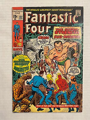 Buy Fantastic Four #102 (1970) Sub-Mariner; Magneto By Marvel Comics • 19.68£