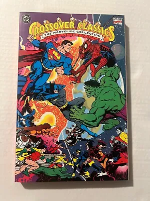 Buy Crossover Classics Tpb Oop Dc Marvel Collection George Perez Cover Art 1991 • 120.47£