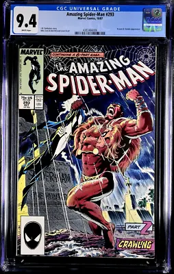 Buy Amazing Spider-Man 293 CGC 9.4 NM  White Pages • 59.12£