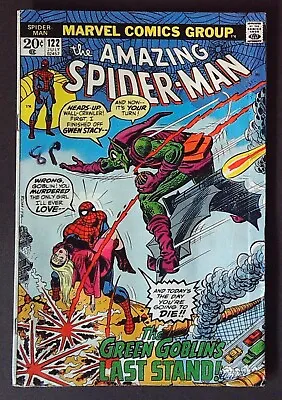 Buy AMAZING SPIDER-MAN (1973) #122 - Death Green Goblin Water Wrinkled - Back Issue • 129.99£