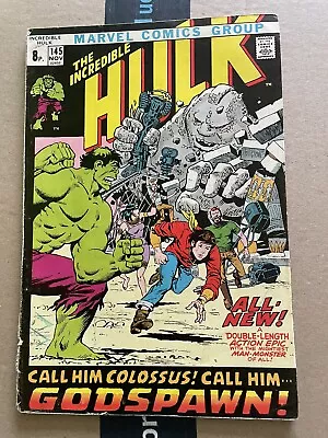 Buy The Incredible Hulk # 145 ( 1971 ) 💥double-length Issue 💥Origin Retold 1.5-2.5 • 4.75£