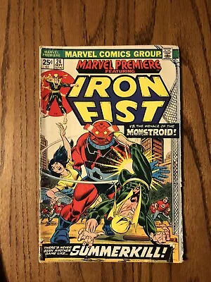 Buy Marvel Premiere #24 KEY 1st Appearance Of Princess Azir, Starring Iron Fist! • 7.16£