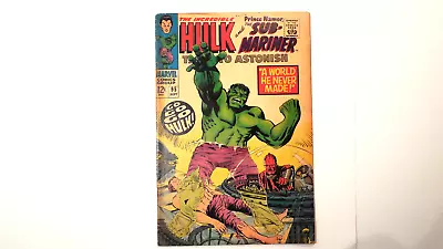 Buy Tales To Astonish 95 Incredible Hulk And Prince Namor Silver Age 1967 Stan Lee • 15.88£