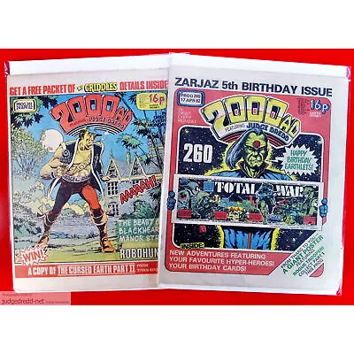 Buy 2000AD PROG 260  261 1982 UK 2 Comics + Bag And Boards See Description (Lot 967 • 10.79£