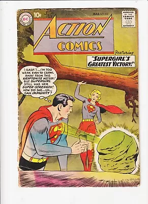 Buy Action Comics 262 Silver Age Dc  1960 Superman Supergirl's Greatest Victory! • 19.79£
