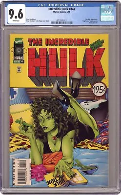 Buy Incredible Hulk #441 CGC 9.6 1996 4211691011 • 65.56£
