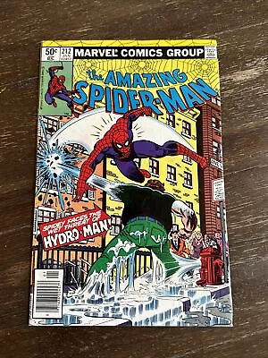 Buy The Amazing Spider-Man #212N (Marvel 1981) 1st App & Origin Hydro-Man FN/VF • 31.62£