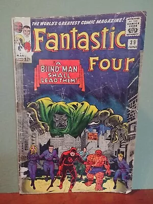 Buy Fantastic Four #39  - Daredevil , Doctor Doom App  Marvel  3.5 • 39.41£