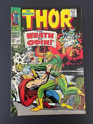 Buy Thor #147 - Circus Of Crime Appearance (Marvel, 1967) VF- • 31.20£