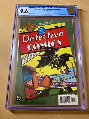 Buy Detective Comics 27 Millennium Edition (200) – DC Comics - CGC 9.6 NM+ • 49£