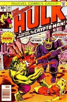 Buy Incredible Hulk (Vol 2) # 205 Fine (FN) Marvel Comics BRONZE AGE • 10.19£