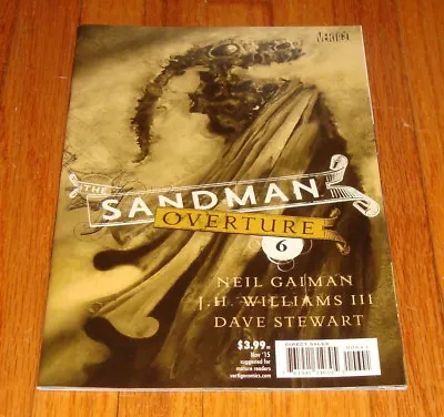 Buy Sandman Overture #6 Dave McKean 1:200 Variant Edition 1st Print Vertigo Gaiman • 32.13£