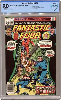Buy Fantastic Four #187 CBCS 9.0 Newsstand 1977 21-2795CFD-010 • 37.05£