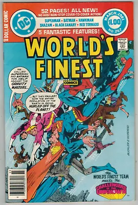 Buy World's Finest Comics 267  Captain Marvel Jr. Vs Black Adam  1981 VF-  DC Comic • 10.37£