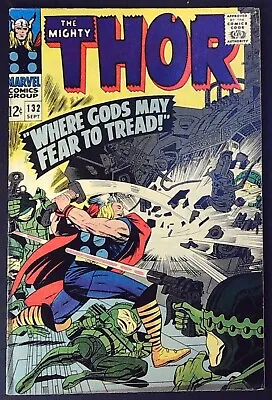 Buy THOR #132 (1966) - First Ego The Living Planet - VG (4.0) - Back Issue • 18.99£