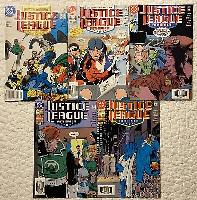 Buy Justice League International America #13, #42, #51, #53, #54 By DC Comics, Lot • 2.75£