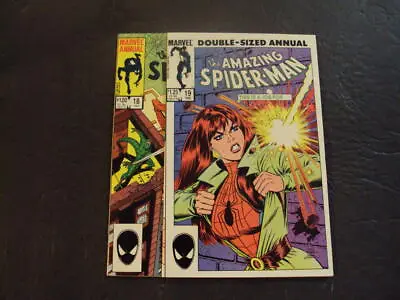 Buy 2 Iss Amazing Spider-Man Annuals 18-19 Copper Age Marvel Comics ID:55252 • 11.07£
