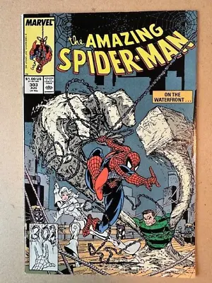 Buy Amazing Spider-Man #303 VF Sandman, Silver Sable, Todd McFarlane • 10.39£