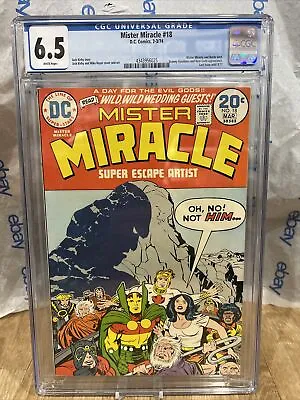 Buy Mister Miracle 18 CGC 6.5 1974 Wedding Big Barda New Slab Comic Graded • 35.98£