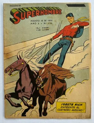 Buy Superman Nº 65 Strange Adventures # 20 Rodeo Rick Superhombre # 136 Spanish 1952 • 15.76£