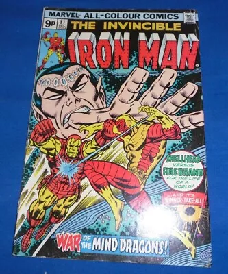 Buy IRON MAN 81#  Bronze Age Comic Marvel 75 ICONIC COMIC AND ONLY £7.99 - MID GRADE • 7.99£