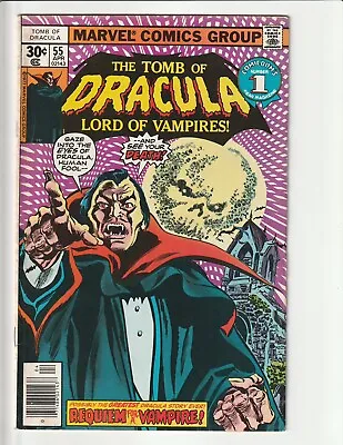 Buy The Tomb Of Dracula #55 FN/VF Lord Of Vampires MARVEL Comic Book 1977 • 8.54£
