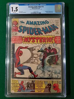 Buy Amazing Spider-Man 13 CGC 1.5 WHITE Pages! First Appearance Of Mysterio! NICE • 513.45£