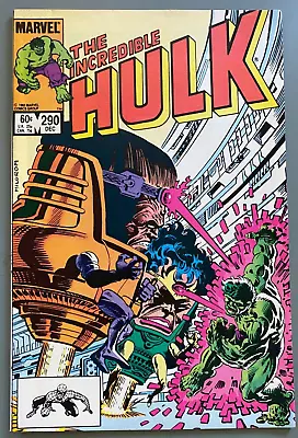 Buy Incredible Hulk #290 (Marvel Comics 1983) Milgrom Cover 1st Female MODOK! • 7.92£