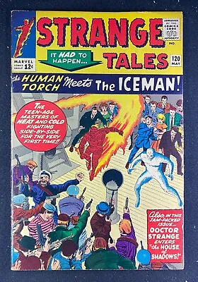 Buy Strange Tales (1951) #120 FN (6.0) Iceman App Jack Kirby • 118.58£