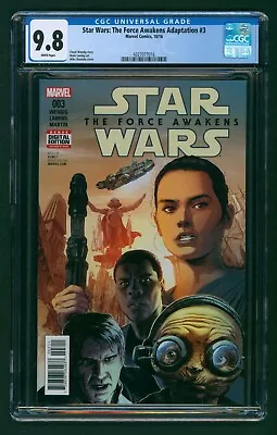 Buy Star Wars The Force Awakens Adaptation #3 CGC 9.8! 1st Appearance Snoke! • 54.47£
