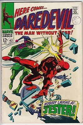 Buy Daredevil 42 - 1968 -  1st Jester - Very Fine - REDUCED PRICE • 32.50£