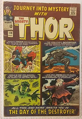 Buy Journey Into Mystery Mighty Thor #119 1st App. Warrior Three  KEY  Marvel Comics • 43.97£