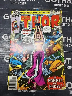 Buy Thor Vol 1 #279 January 1979 A Hammer In Hades Written By Don Glut Marvel Comic • 15.98£