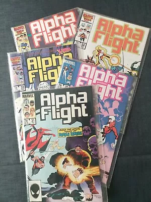 Buy Alpha Flight (vol 1) #31-35 (Marvel Comics) Includes 1st Lady Deathstrike • 17£